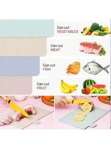 Creative Classification Cutting Board Set Cutting Board Cutting Board Non-Slip Cutting Board - Multicolor - View 7