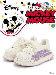 Disney 1 Pair Children's Sneakers, Suitable For Daily Wear, Festivals, Sports, Outdoor Activities, Comfortable, Non-Slip, Durable, Breathable (Boys' Sneakers, Boys' Skate Shoes, Children's Sneakers, Girls' Sneakers, Girls' Skate Shoes) - Purple - View 1