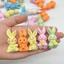 Easter TPR Rabbit Model Gashapon Surprise Egg Toys Gift - Random Color Style - View 3