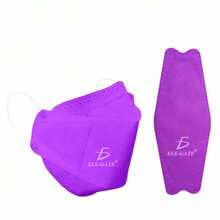 Cubrebocas KF94 NEGRO Paquete Por 10 Piezas 1.8pesos/pz - Verde Lima - Ver 8