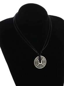 1件新款运动风举重杠铃哑铃吊坠项链 男士简约霸气健身饰品礼品 - 時尚 - 查看 5