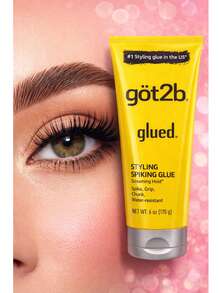 Gel Fijador para Cejas got2b Glued | Efecto Laminado | Fijación Extrema Todo el Día | Resistente al Agua - Negro - Ver 2