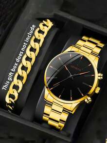 优雅商务自动机械表，时尚石英表 - 均碼 - 查看 7