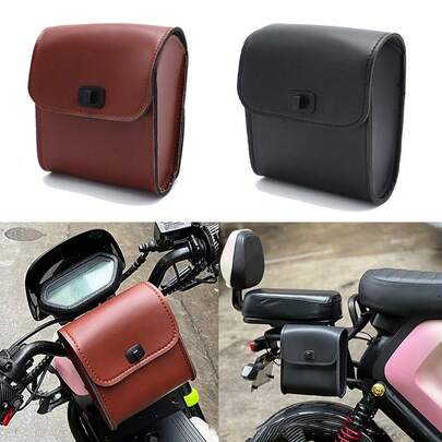Motorcycle/Electric Bike/Bicycle Universal Front Mounted Waterproof Storage Tool Bag, Handlebar Bag