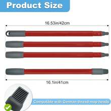 Adjustable Spin Mop Handle With 4-Section Extension Design - màuA - Xem 4