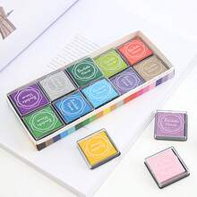 20 hộp mực nhiều màu sắc - Có thể giặt, thích hợp cho thủ công, làm sổ lưu niệm và nhiều hoạt động khác, màu sắc tươi sáng, dự án nghệ thuật | Hộp mực, tự làm thú vị, đồ dùng học tập, văn phòng phẩm - Nhiều màu - Xem 8