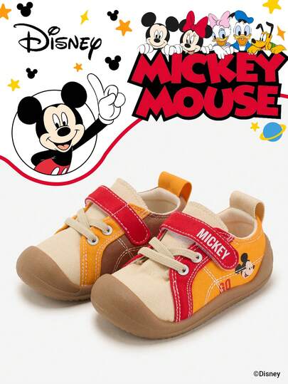  Authentic Collaboration With Mickey Mouse | A Pair Of Disney Children's Sneakers, Suitable For Daily, Festival, Sports, And Outdoor Wear. It Fits The Foot Comfortably, Is Anti-Slip, Wear-Resistant, And Breathable (Boys' Sneakers, Boys' Board Shoes, Children's Sneakers, Girls' Sneakers, Girls' Board Shoes)