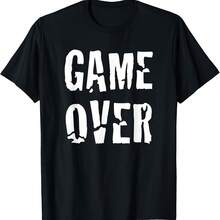 Camiseta Game Over Gamer Nerd Gamer Console - Negro 5 - Ver 1