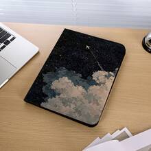 1 pieza Funda protectora magnética con ranura para bolígrafo, soporte de varios ángulos, función de suspensión/activación automática, funda de tableta linda adecuada para Pro/Air, Galaxy A9/S9/S7/S10+, Pad 5/6/7 - Multicolor - Ver 5
