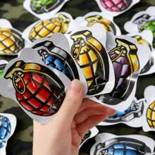 新款自动充气手榴弹恶作剧玩具，创意爆炸道具模型，节日、生日、情人节搞笑礼物推荐 - 彩色 - 查看 6