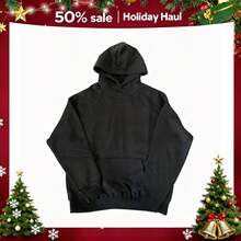 Hoodie Men's Loose FitTrendy Streetwear Beige Pullover Long Sleeve Fall Outfits2000s Style Fuerza Clothing OG6J - trắng - Xem 2