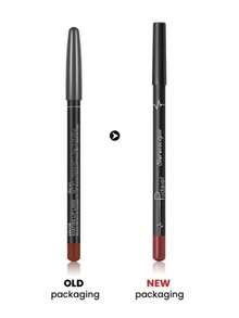 Pudaier Matte Lip Liner & Lip Gloss Set - Lip Liner And Lip Gloss Set, Long-Lasting And Waterproof, Velvet Texture, Available In Nude And Plum Colors, Suitable For Daily And Holiday Makeup | Perfect Combination, Creates Flawless Lip Makeup, Non-Stick Formula - 01+01 - 查看 6