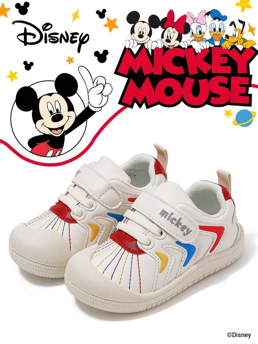 Disney 1 双儿童联名运动鞋,适合日常穿着、节日、运动、户外活动,舒适、防滑、耐穿、透气(男童运动鞋、男童滑板鞋、儿童运动鞋、女童运动鞋、女童滑板鞋) - 米色 - 查看 1