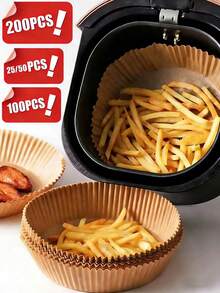 10/20/50/100/200pcs Baking Paper Sheets - Air Fryer And Oven Liners, Suitable For Holiday Baking, Desserts, Parties, Home Baking - Multicolor - View 2