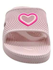 Sandalia Corazón Mujer Ligeras Chanclas Cómodas Sandalia Corazón Mujer, Dama, Ligeras, Chanclas, Cómodas, Sandalias De Baño, Café, Lila,  Azul Marino, Negro, Rosa. Estilo Tierno y Moderno. No Guardan Olores, Suela Textura Antideslizante, Tallas disponibles, Material de Alta Calidad - Café integral - Ver 5