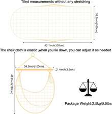 Hammock Chair Swing With Ropes - Maximum Weight Capacity 500 Lbs - Includes 2 Cushions - Steel Support Pole With Anti-Slip Rings - Suitable For Any Indoor Or Outdoor Space Unwind In Your Hammock Chair In The Bedroom, On The Patio, In The Courtyard, Or In The Garden. This Comfortable Chair Lets You Sit Suspended, Gently Swaying In The Breeze. (Available In Multiple Colors) - B - Xem 4