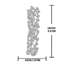 创意蕾丝模具，DIY剪贴簿相册和压花模板，贺卡制作工具，卡片纸切割工艺品，礼品卡制作模板模切。 - 銀色 - 查看 7