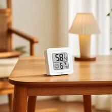 1/2/3pcs Mini Indoor Thermometer Hygrometer, High Precision Temperature Monitor, Humidity Meter, Comfort Indicator, Digital Display, Suitable For Home, Office, Reptile Habitat, Wine Cabinet - Thermometer and Hygrometer - View 9