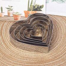 6pcs Round Cookie Cutters, Essential Baking Kitchen Tools, Suitable For Dough, Restaurant, Packaging, Back To School - Stainless Steel Version - View 9