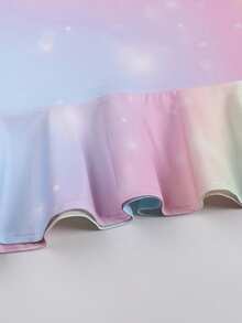 Disney Princess Collection Girls Rainbow Gradient Short Sleeve Dress, Summer Thin Kids Princess Dress - màu sắc - Xem 6