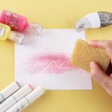 2PCS Glue Residue Pick-Up Eraser Rubber 2x2.75inchCement Eraser Rubber Cleaning Eraser For DIY Art Projects Removing Adhesive And Residues From Paper Plastic And More - TT429- - View 3