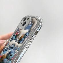This Brand-New Disney Lilo & Stitch Phone Case Features A Cute And Playful Expression, A Simple And Stylish Appearance, And A Smooth Feel.Made Of Cute And Eye-Catching TPU Material With A 2D Wave Texture, It Includes Camera Protection, Cute Phone Case,Iphone17 Pro Max Case,Polka Dot,Travel Must Haves.Making It An Ideal Choice For Girls. Compatible With IPhone17/16/15/14/13/...12 Mini Pro Max Pro Plus XRXS. It's The Perfect Gift For Friends And Family. Stylish Phone Case, Fun Expression Design, Lightweight And Durable. Cute Phone Case,Iphone17 Pro Max Case,Polka Dot,Travel Must Haves. - Silver - View 5