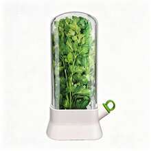 1 pièce Boîte de rangement pour légumes, disponible en petite et grande tailles, fabriquée dans un matériau épais, de bonne qualité, peut être utilisée pour ranger des herbes, pousses de bambou, carottes, etc. En été, peut être placée au réfrigérateur pour une meilleure conservation. En hiver, peut être placée sur le comptoir de la cuisine pour le stockage, un contenant de stockage alimentaire essentiel pour la cuisine de la maison. - Multicolore - Voir 5
