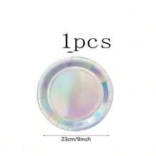 100/50/30/20/10个装 7英寸/9英寸一次性加厚纸盘，防漏，3秒快速清洁，适用于派对/露营/家庭使用，可重复使用，适合生日、派对、毕业典礼、圣诞节、感恩节、万圣节等场合。 - 銀色 - 查看 18