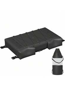 T-Top Storage Bag, For 6 Type II Life Jackets, With A Boat Trash Bag, 600D Oxford Fabric Life Vests Storage Bag For Most T-Top Boats, Bimini Tops And Pontoon Tops (Life Jackets Not Included) - Black - View 8