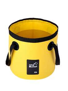 Cubo plegable, práctico y elegante cubo portátil pequeño, diseñado para viajeros y pescadores, recipiente de agua plegable adecuado para pesca, camping, senderismo, mochilero, supervivencia al aire libre, cubo con forma redonda, cubo plegable multifuncional, accesorio de viaje y hogar esencial, decoración de habitación - Multicolor - Ver 9