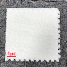 10pcs, 30cm, 60cm Plush Patchwork Rug Tiles, Bedroom Square Decorative Floor Mat, Bedside Cute Carpet, Thick Foam Floor Pad, Odorless Soft Interlocking Floor Protector Mat, Multi-Color Patchwork Rug, Comfortable Room Floor Mat, Suitable For Bedroom, Study, Living Room, Balcony - Plush Floor Mat - View 49