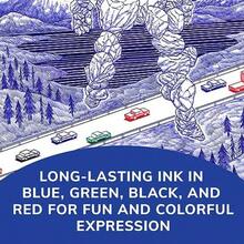 4-Color Retractable Ballpoint Pen With 1.0 Mm Medium Point 1-Count In Assorted Ink Colors - 黑藍綠紅 - 查看 6