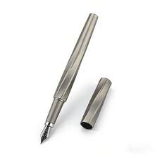 High Quality Magnetic Cap Fountain Pen 0.5mm F Nib 0.8mm Small Calligraphy Nib Metal Ink Pen School Stationery - 556 Red - View 11