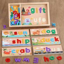 3-5 Years Old Children's Customizable Spelling Learning Toy, Letter Spelling Game, Literacy Game - Multicolor - View 2