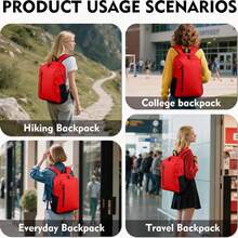 Mochila clásica duradera, adecuada para la escuela, el estudio, los viajes y otros escenarios - Multicolor - Ver 3