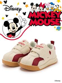 Disney 1 Pair Children's Collaborative Sports Shoes, Suitable For Daily Wear, Festivals, Sports, Outdoor, Comfortable, Non-Slip, Durable, Breathable (Boys' Sports Shoes, Boys' Skate Shoes, Children's Sports Shoes, Girls' Sports Shoes, Girls' Skate Shoes) - Red - View 1