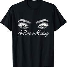 Camiseta vintage de artista de cejas A-Brow-Mazing, especialista en cejas - Negro 4 - Ver 1