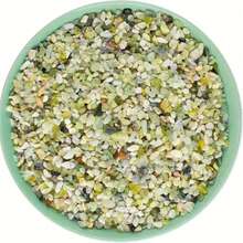 白色鹅卵石装饰填充物，适用于多肉植物盆栽、仙人掌盆栽、玻璃容器植物箱、鱼缸、迷你花园、室内外装饰。 - 小石子 - 查看 12