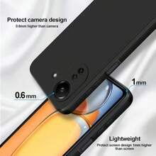 Una funda de teléfono gruesa de color negro es adecuada para varios modelos, incluidos los enchufes antipolvo tipo 2D acrílico ángel Type-C de los teléfonos Redmi, como RedmiNote 14 Pro+ 5G, RedmiNote 13R, RedmiNote 13 Pro+, RedmiNote 12S 4G, RedmiNote 11, RedmiNote 10 Pro, RedmiNote 7, etc. - Negro - Ver 2