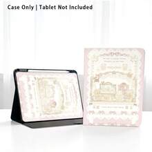 1个翻盖式平板电脑保护套，带笔槽，熊熊图案，兼容荣耀Pad 8/9/10、荣耀GT 11.5英寸/X7/X8A/X9/X8Pro/X9Pro/V9/V8 Pro、MatePad SE 11英寸/MatePad 11英寸/11.5英寸、MatePad Pro、苹果第十代/11 2025 (A16)、A9/A9+/A11/S11/S10 FE+，具备自动休眠/唤醒功能，适合作为返校季、情人节、节日礼物。 - 彩色 - 查看 8