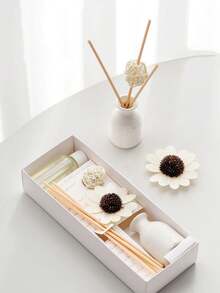 1pc Lavender Aroma Diffuser Fragrance Home Essential Oil Diffuser Set, Home Fragrance Essential Oils, Flameless Diffuser, Long-Lasting Floral Scent, Suitable For Living Room, Bedroom, Bathroom, Ceramic Oil Diffuser With Rattan Sticks, Random Style,Aromatherapy,House Freshener,Diffuser,Gift,Home Decor,Or Bedroom, Bathroom And Other Occasions, Ideal Gift For Birthday, Graduation Gift - one-size - View 12