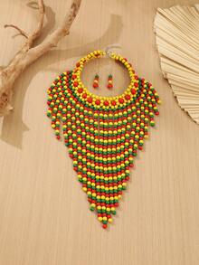 女士珠宝套装 - 黃彩 - 查看 5