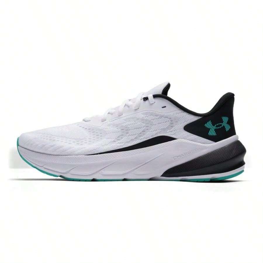 Under Armour Men's Running Shoes, Cushioned & Balanced, UA Turbulence 3 Lightweight Comfortable Casual Shoes 6006717-101 - White/Black - View 1