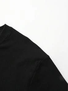 Classic Italian Cocktail Aperitif Orange Light Pattern, Italian Sunset Cocktail T-Shirt, High-Quality 100% Cotton Short-Sleeved T-Shirt (200 G), For Aperitif Orange Light Lovers And Cocktail Culture Fans, Summer Men's T-Shirt, Crew Neck Design, Soft And Breathable, Suitable For Year-Round Wear, For Men And Women, For Everyday Outdoor Leisure Activities, Gifts For Men, The Best Birthday Gift - 黑色 - 查看 8