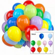 50pcs Shiny Metallic Pink Latex Balloons - Vibrant Decor For Weddings, Birthdays, Anniversaries & More - Premium Quality, Durable, Indoor/Outdoor Use - Pink - View 6