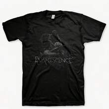 Retro Evanescence Band Gothic Rock Album Graphic Print Tee,Casual Print,Comfortable And Versatile,Pure Cotton 220g Printed T-Shirt,Unisex Style1 - 款式 - 查看 1