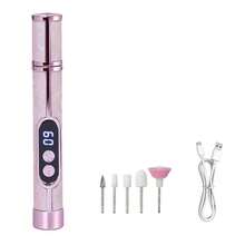 Rechargeable Electric Nail Grinder, Nail Drill Kit, Multi-Function Nail Polisher, USB Rechargeable - Thick Nail Grinding Nail Sanding Machine, 180mAh Lithium Battery Long Lasting, Professional Multi-Speed Electric Nail File, Nail Polishing Care Shaping Tool, Manicure Professional Grinding Tool, Nail Lamp & Grinder 2-In-1, Great Gift For Women, High Quality And Affordable - Nhiều màu - Xem 14