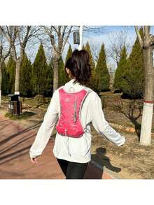 Lightweight Hydration Backpack 5L Running Backpack Hydration Backpack Water Backpack And Breathable Large Capacity Outdoor Riding Backpack Lightweight For Running - Pink + 2L Water Bag - View 4