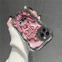 This Brand-New Disney Lilo & Stitch Phone Case Features A Cute And Playful Expression, A Simple And Stylish Appearance, And A Smooth Feel.Made Of Cute And Eye-Catching TPU Material With A 2D Wave Texture, It Includes Camera Protection, Cute Phone Case,Iphone17 Pro Max Case,Polka Dot,Travel Must Haves.Making It An Ideal Choice For Girls. Compatible With IPhone17/16/15/14/13/...12 Mini Pro Max Pro Plus XRXS. It's The Perfect Gift For Friends And Family. Stylish Phone Case, Fun Expression Design, Lightweight And Durable. Cute Phone Case,Iphone17 Pro Max Case,Polka Dot,Travel Must Haves. - Silver - View 2