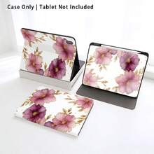 1个带笔槽的翻盖式桌面保护套，紫色花卉图案，兼容华为Matepad SE 11英寸/Matepad Pro 11英寸/Matepad 11.5英寸2026等，荣耀平板8/9/10，荣耀GT 11.5英寸/X7/X8A/X9/X8Pro/X9Pro/X10 PRO/V9/V8 Pro等，三星S11/A11/A11+等，苹果等，具备自动休眠/唤醒功能，适合开学季、情人节等场合。 - 彩色 - 查看 7